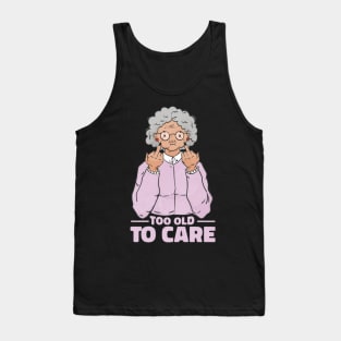 Funny grandma cartoon Tank Top